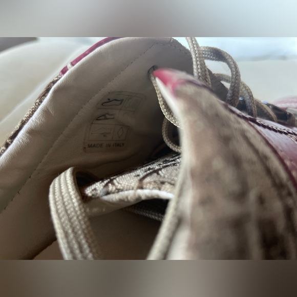 Christian Dior Rare Vintage Red Monogram Trotter canvas with Red leather trim - Picture 8 of 9